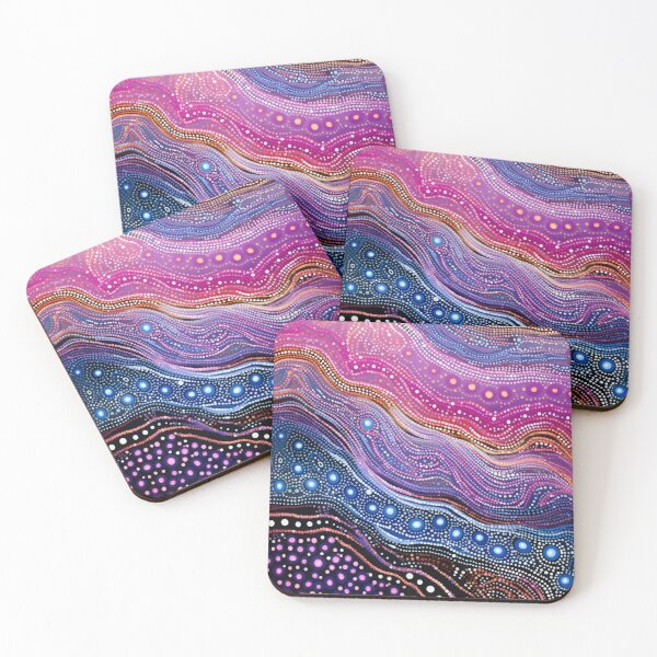 Item preview, Aboriginal Inspired Dot Art - Midnight Ways designed and sold by GrinGalore.