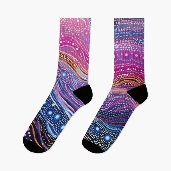 Item preview, Aboriginal Inspired Dot Art - Midnight Ways designed and sold by GrinGalore.