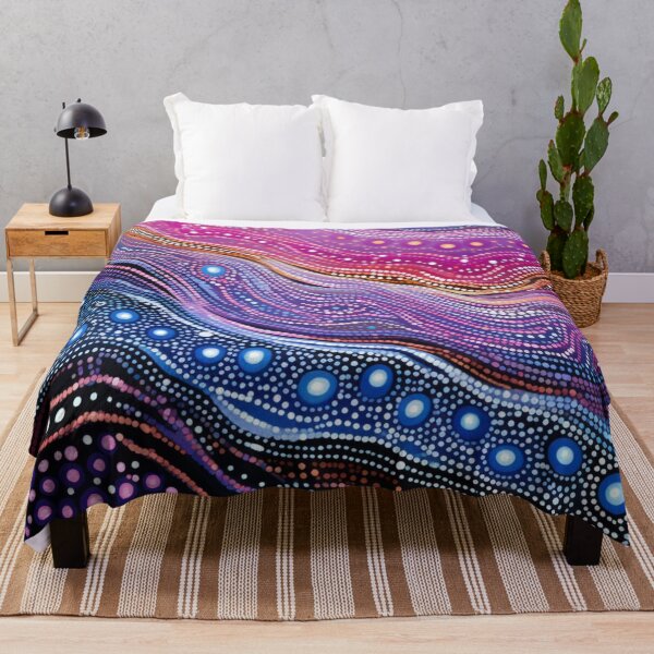 Item preview, Aboriginal Inspired Dot Art - Midnight Ways designed and sold by GrinGalore.