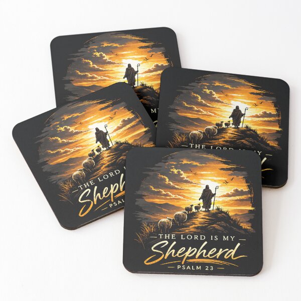 Item preview, The Good Shepherd Psalm 23 Cinematic Art designed and sold by FaithCreatives.