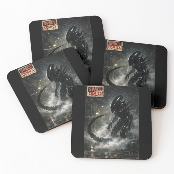 Item preview, The Obsidian Stalker - Space Horror Alien designed and sold by bapupa.