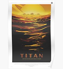 NASA Tourism - Titan Poster