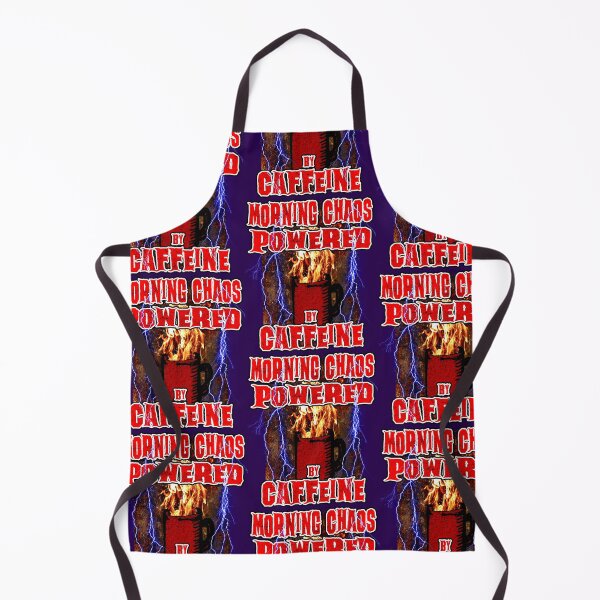 Item preview, Morning Chaos Powered by Caffeine – Funny Coffee Energy Design designed and sold by AreKreative.