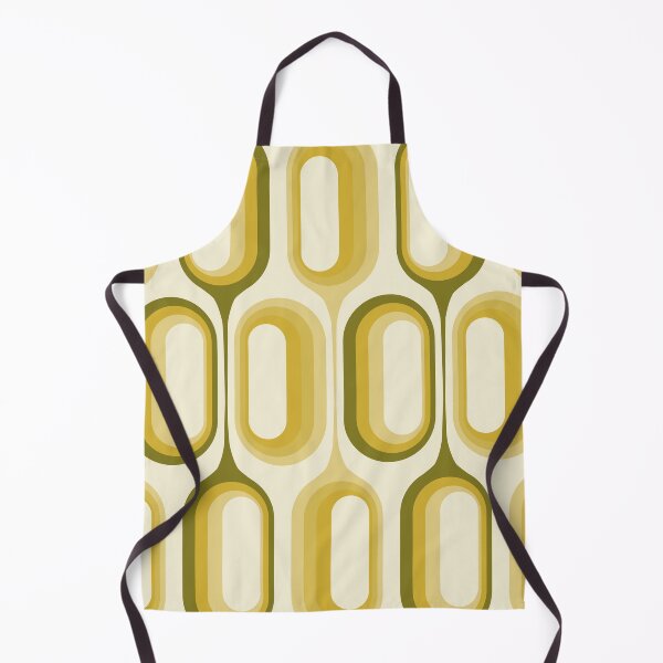 Item preview, Mid Century Modern Retro 70s - Beige, Olive Green and Mustard Yellow designed and sold by JMgraphic.