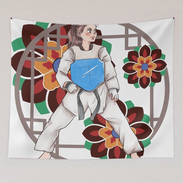 Item preview, Taekwondo Fighter - Competition Ready designed and sold by Kanniax.