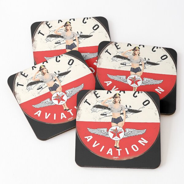 Item preview, texaco aviation vintage sign direct from authentic texaco sign  designed and sold by MBM Fashion.