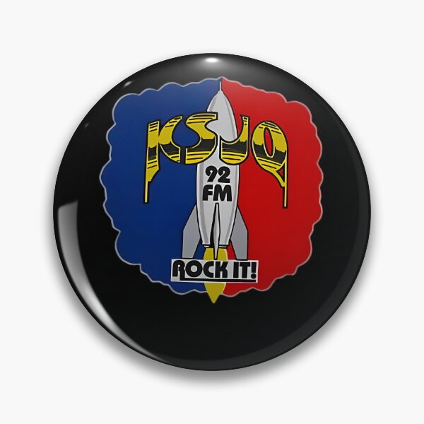 Item preview, KSJO 92 FM Rock It! Vintage decal  designed and sold by MBM Fashion.