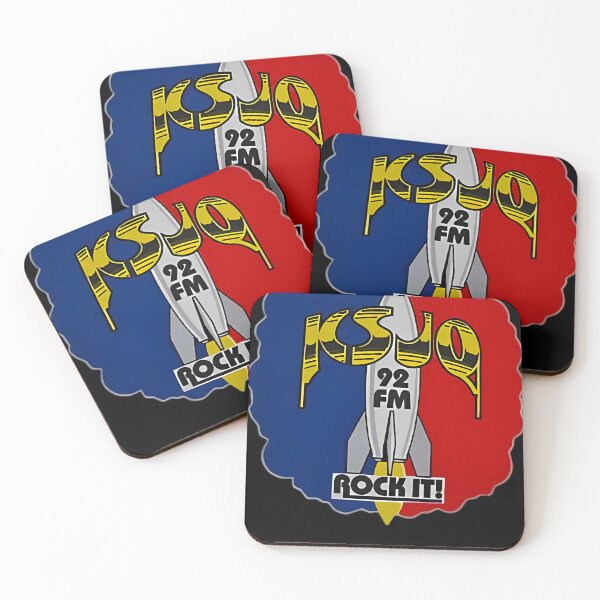 Item preview, KSJO 92 FM Rock It! Vintage decal  designed and sold by MBM Fashion.