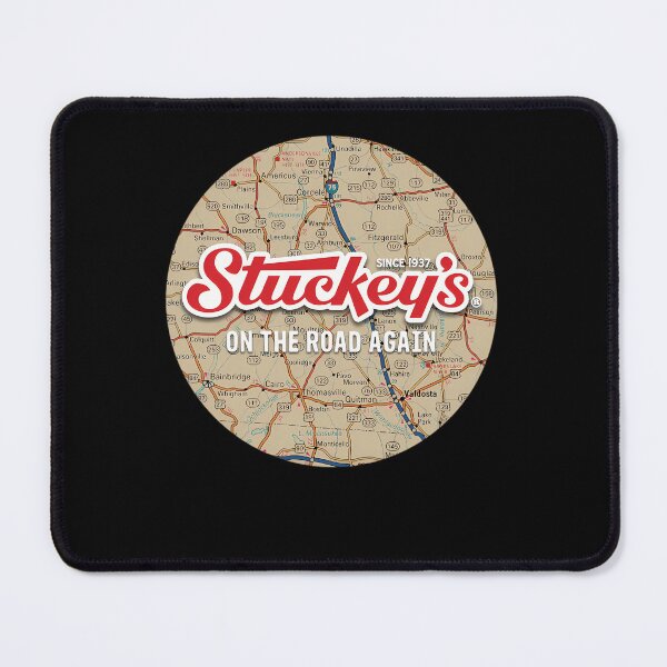Item preview, Stuckey's on the road again - map circles stickers and more designed and sold by MBM Fashion.