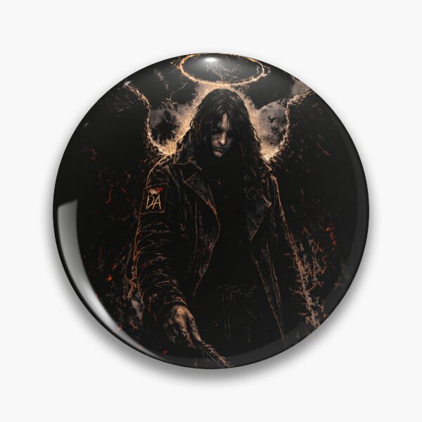 Item preview, Fallen Angel Gothic Dark Art – Crow Inspired Trench Coat Angel Design designed and sold by DravensApparel.