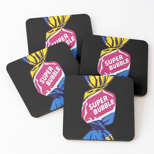 Item preview, Super Bubble bubble gum illustration stickers and t-shirts  designed and sold by MBM Fashion.