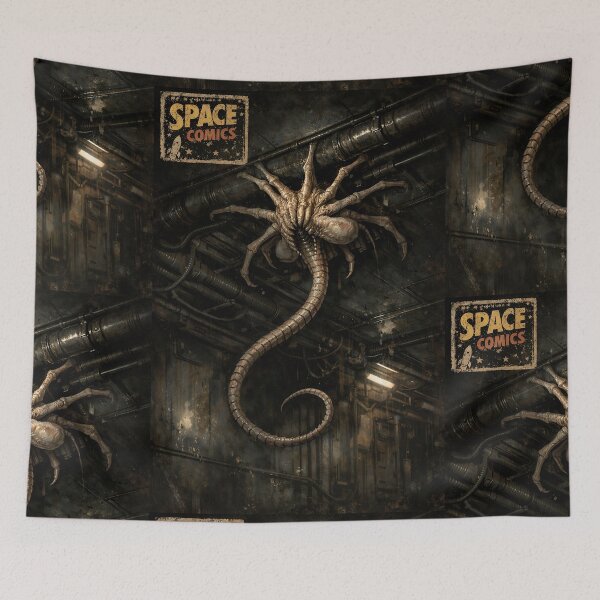 Item preview, The Shadowed Cling - Space Horror Alien designed and sold by bapupa.