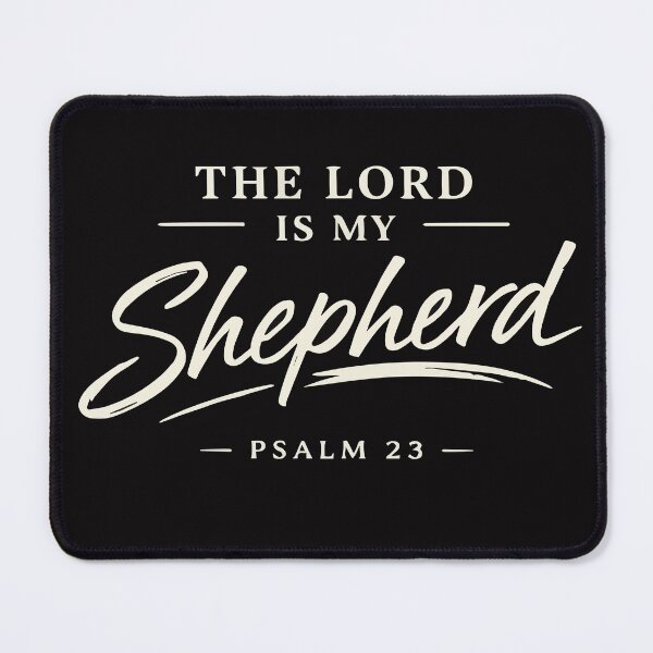 Item preview, The Lord is My Shepherd Psalm 23 Minimalist Typography designed and sold by FaithCreatives.