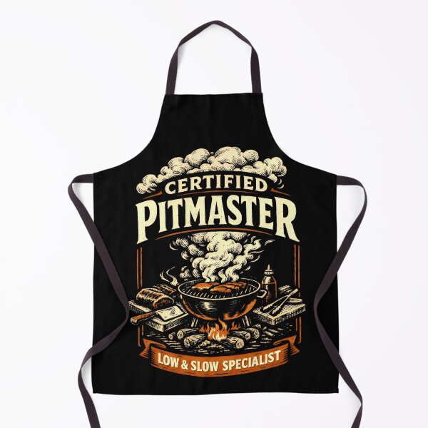 Item preview, Certified Pitmaster Retro BBQ Specialist designed and sold by SplashTastic.