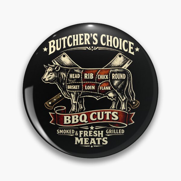 Item preview, Butcher Choice BBQ Cuts Beef Chart designed and sold by SplashTastic.