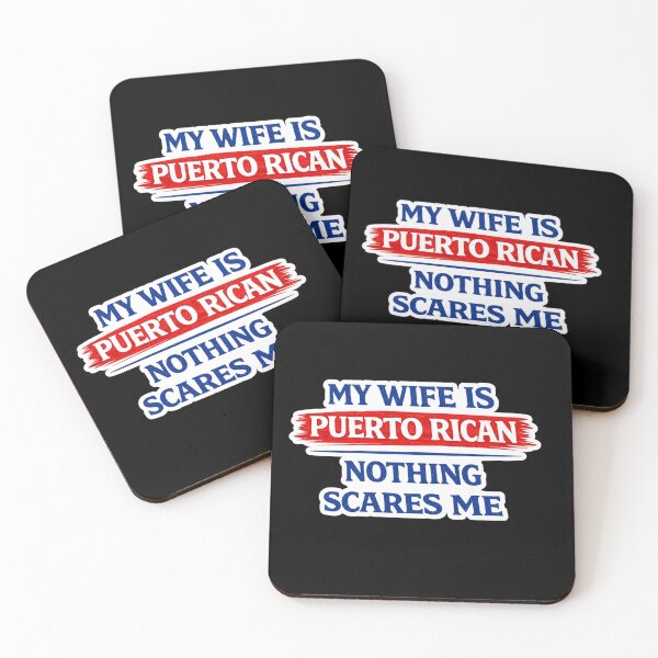 Item preview, y Wife Is Puerto Rican Nothing Scares Me — Funny Husband Meme Shirt designed and sold by VibeOffline Studio.