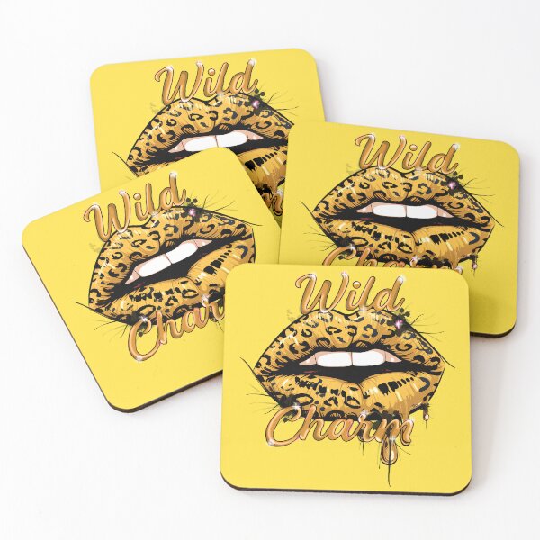 Item preview, Wild Charm Leopard Lips designed and sold by Italian Ink Studio.