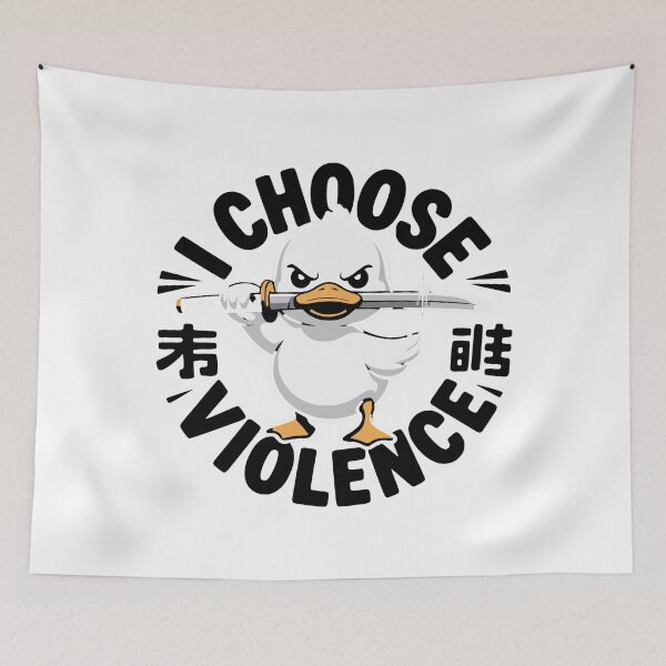 Item preview, Funny Bad Duck : I Chose violence designed and sold by CeliaZnx.