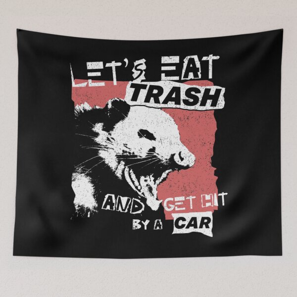 Item preview, Let's Eat Trash And Get Hit By A Car Classic  designed and sold by Memodtee.