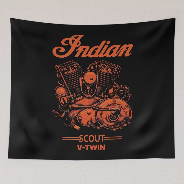 Item preview, Indian Scout 101 1928 V-Twin Springfield Heritage Red Edition designed and sold by EdGraphy.