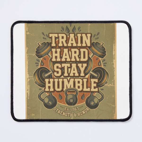 Item preview, Train Hard. Stay Humble. Old school. designed and sold by MaciejErdon.