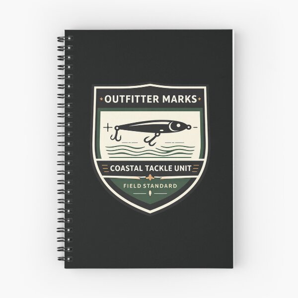 Item preview, Outfitter Marks Coastal Tackle Unit Fishing Badge designed and sold by EimSol.