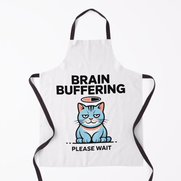 Item preview, Brain Buffering Sarcastic Cat Loading designed and sold by SplashTastic.