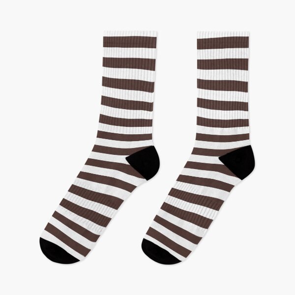 Item preview, Striped White And Chocolate Pattern designed and sold by pattern-archive.