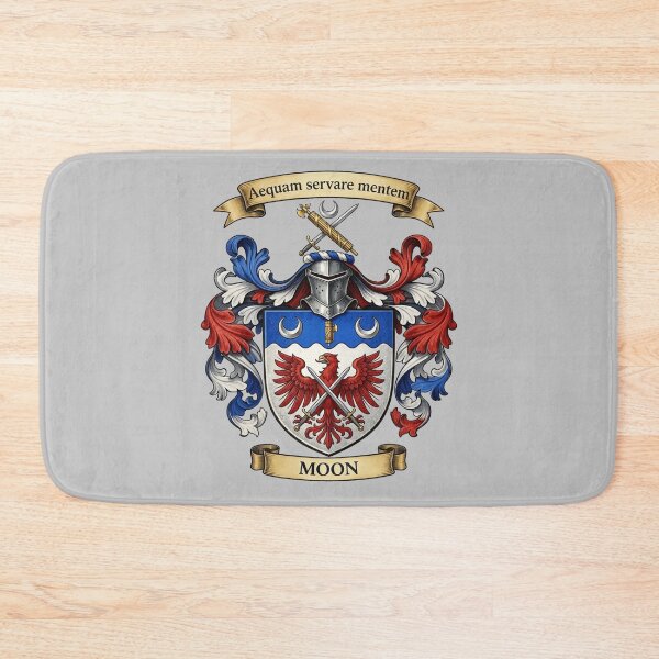 Item preview, The Moon Family Coat of Arms designed and sold by BagTown Clans.