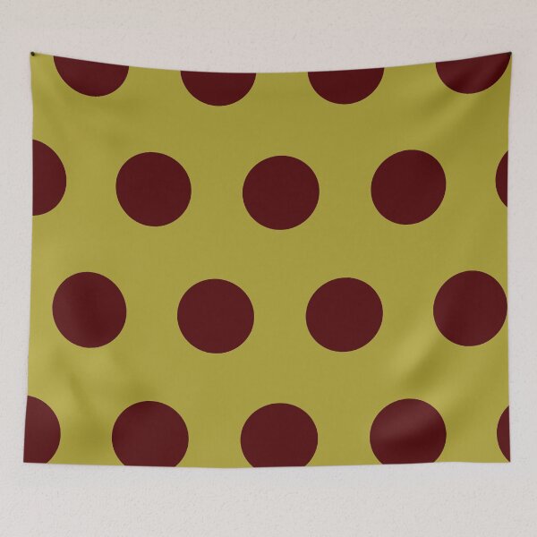 Item preview, Yellow and red large polka dot  designed and sold by Creations by lyne.