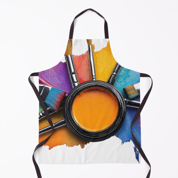 Item preview, Colorful Paint Splash With Brushes designed and sold by Angellacelin.