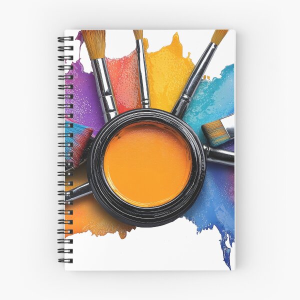 Item preview, Colorful Paint Splash With Brushes designed and sold by Angellacelin.