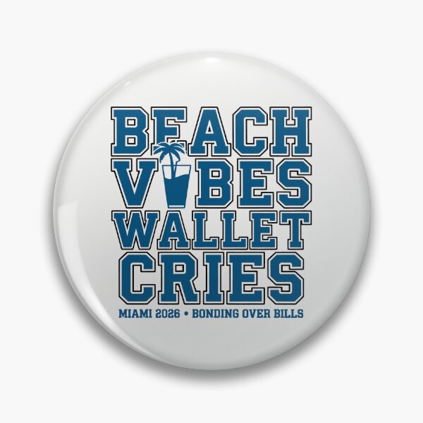 Item preview, Beach Vibes Wallet Cries Miami Vacation designed and sold by SplashTastic.