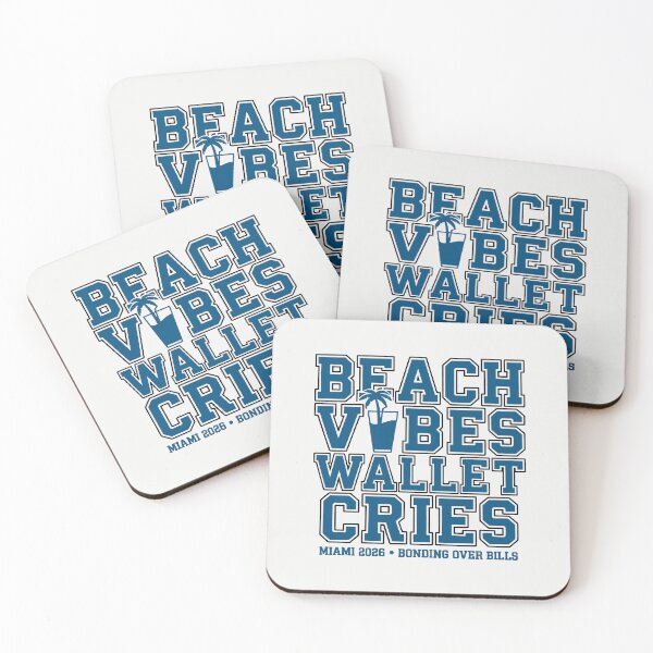 Item preview, Beach Vibes Wallet Cries Miami Vacation designed and sold by SplashTastic.