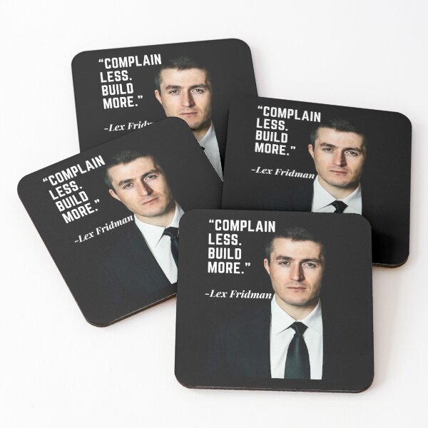 Item preview, Lex Fridman Podcast Complain Less Build More designed and sold by Memodtee.