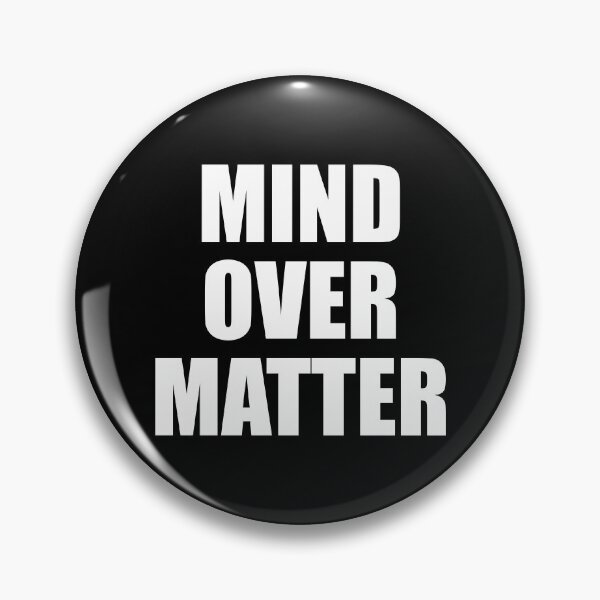 Item preview, Mind Over Matter - Bold Minimalist Motivational Quote designed and sold by Vision Crafted.