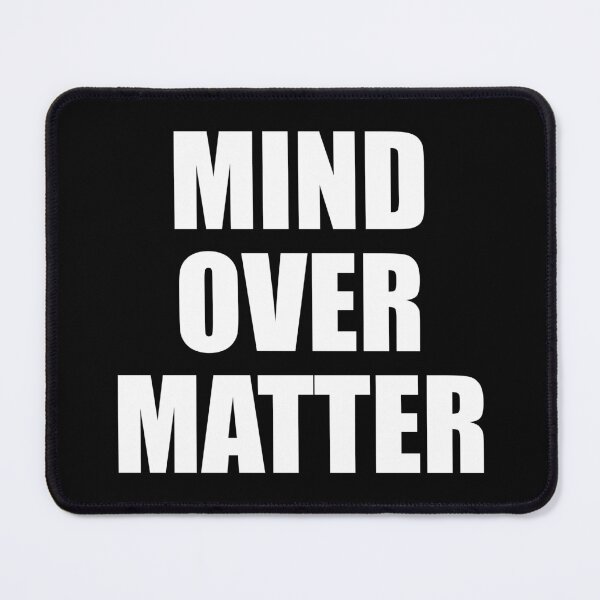 Item preview, Mind Over Matter - Bold Minimalist Motivational Quote designed and sold by Vision Crafted.