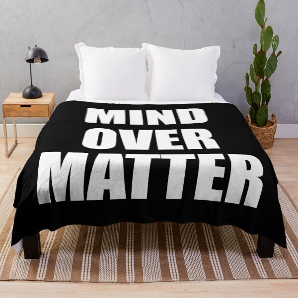 Item preview, Mind Over Matter - Bold Minimalist Motivational Quote designed and sold by Vision Crafted.