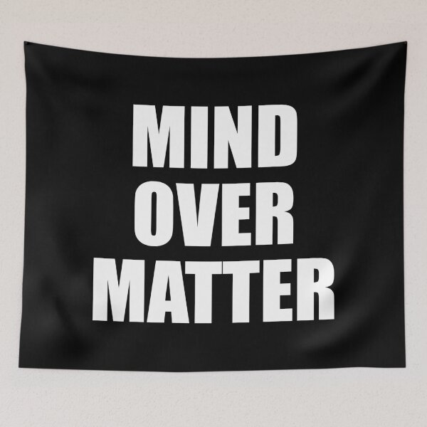 Item preview, Mind Over Matter - Bold Minimalist Motivational Quote designed and sold by Vision Crafted.