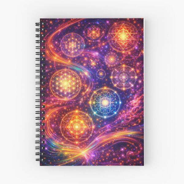 Item preview, 14 The Dance of Celestial Geometry – Sacred Geometry Cosmic Mandala Psychedelic Universe Art designed and sold by Dominik1994.