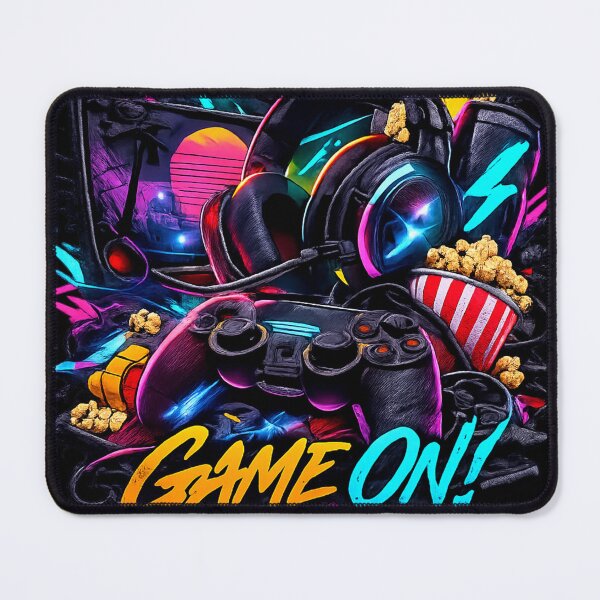 Item preview, Game On! – Retro Neon Gamer Design for Video Gamers designed and sold by Ana Gómez.