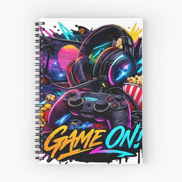 Item preview, Game On! – Retro Neon Gamer Design for Video Gamers designed and sold by Ana Gómez.