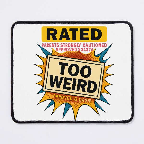 Item preview, Funny Weird Humor Pop Art Typography for Quirky Personality Fans designed and sold by RickE.