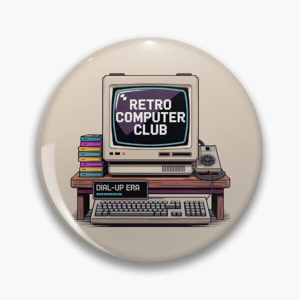 Item preview, Retro Computer Club Dial-Up Era designed and sold by SplashTastic.