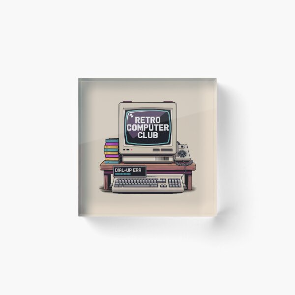 Item preview, Retro Computer Club Dial-Up Era designed and sold by SplashTastic.