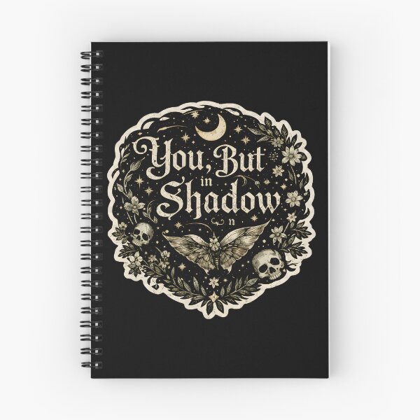 Item preview, "You, But In Shadow" Vintage Moth Skull Etching designed and sold by SoulOfTrees.