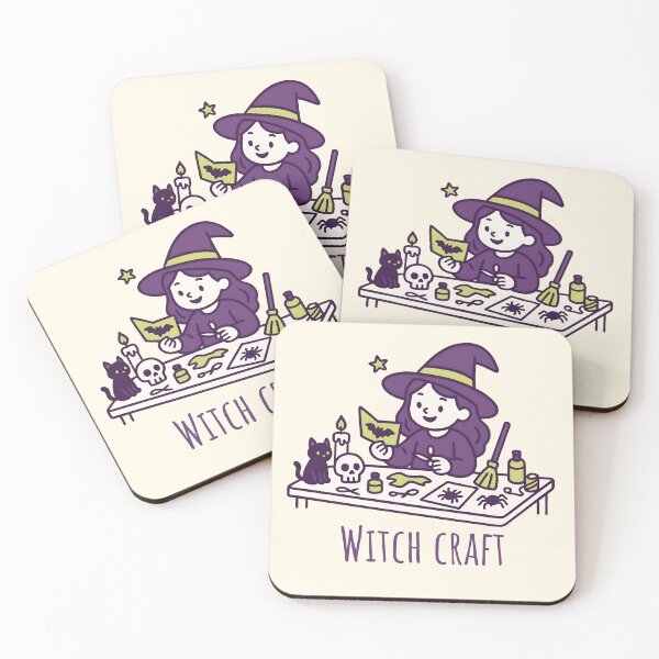 Item preview, Cute Kawaii Witch Craft Funny Halloween Crafter designed and sold by Imaginationbeyond.
