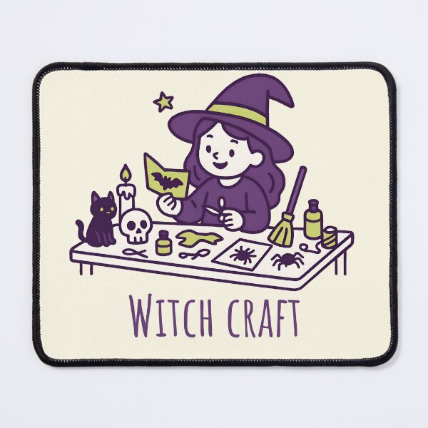 Item preview, Cute Kawaii Witch Craft Funny Halloween Crafter designed and sold by Imaginationbeyond.