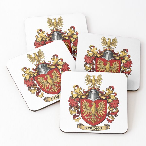 Item preview, The Strong Family Coat of Arms designed and sold by BagTown Clans.