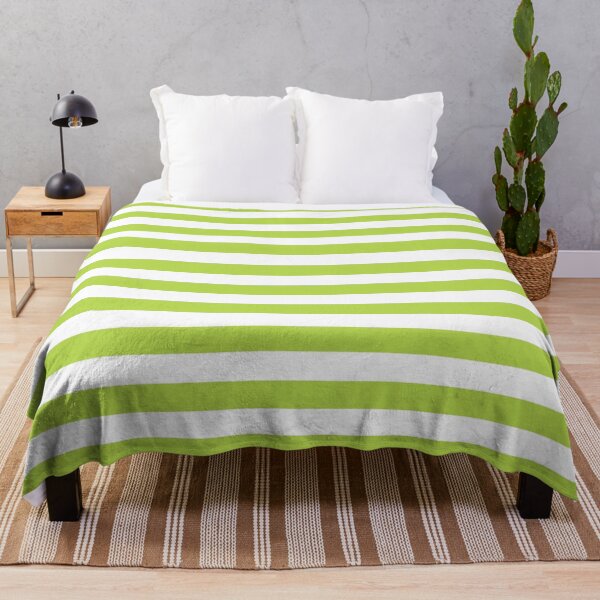 Item preview, Striped White And Lime Pattern designed and sold by pattern-archive.